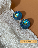 Boucles d'oreilles BLUE MATRIX